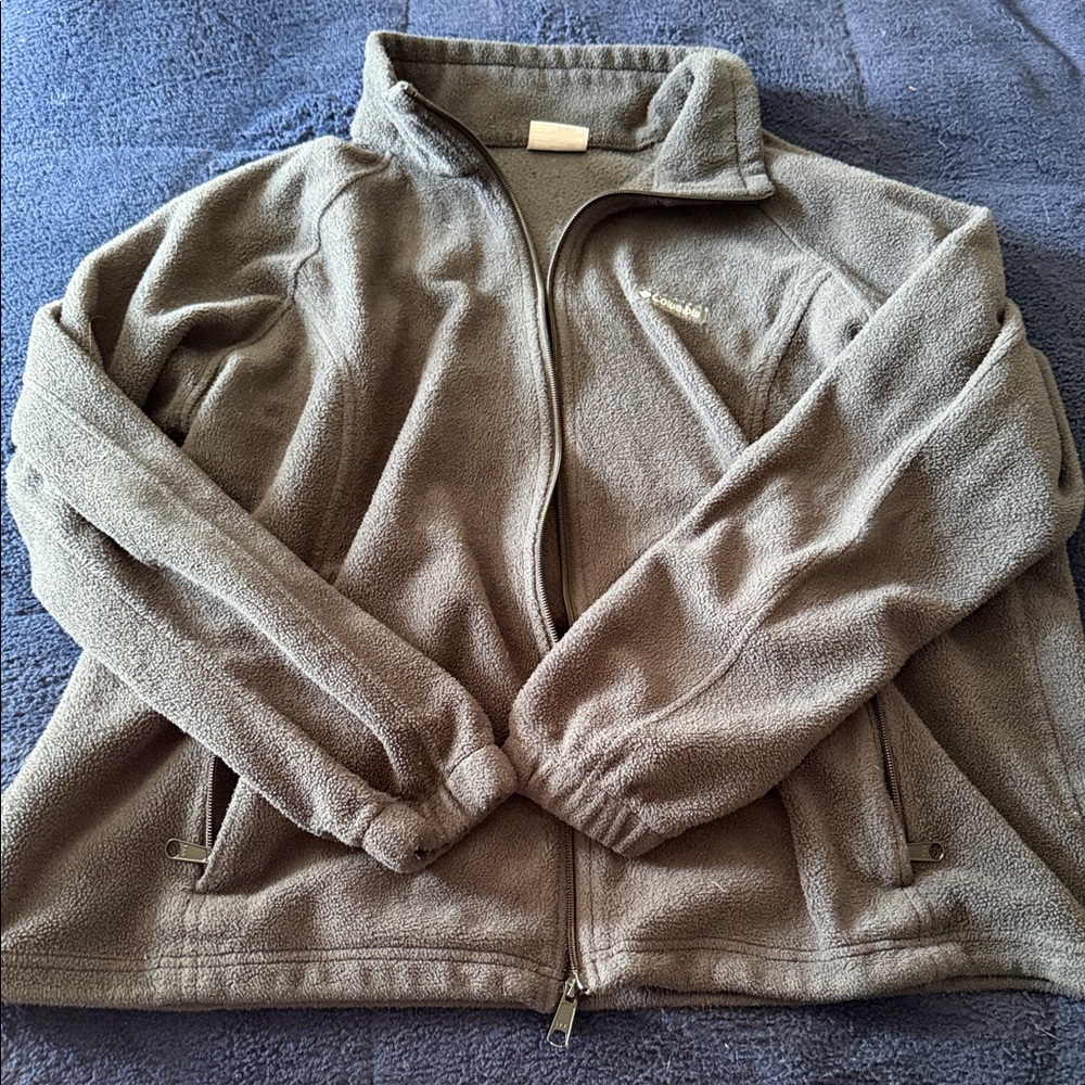 Columbia Black Full-Zip Fleece Jacket